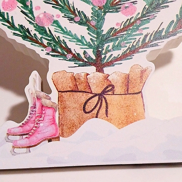 Quill to Papet Handcraft Wood Holiday Tree Decor 🎄⛸️ 🎄⛸️🎄⛸️🎄⛸️🎄⛸️ - Picture 4 of 8